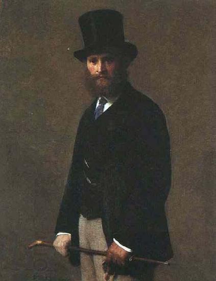 Henri Fantin-Latour Edouard Manet, oil painting picture